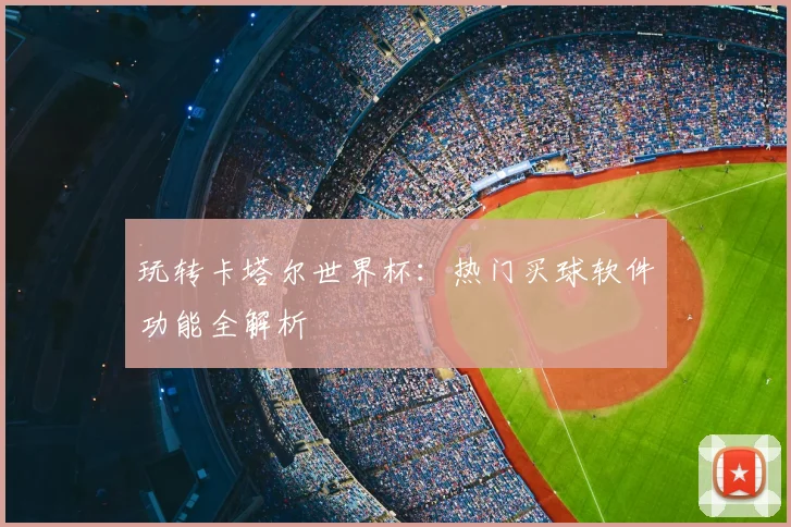 玩转卡塔尔世界杯：热门买球软件功能全解析